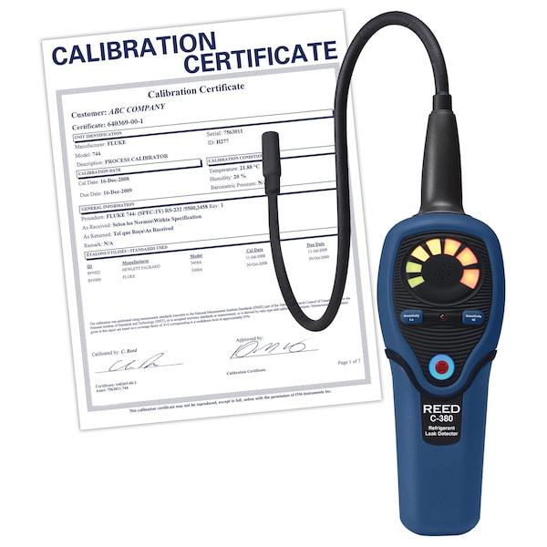 C-380-NIST Refrigerant Leak Detector,